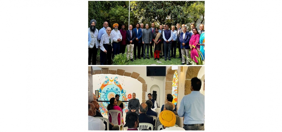 Interaction with key members of various Indian community organizations in Portugal